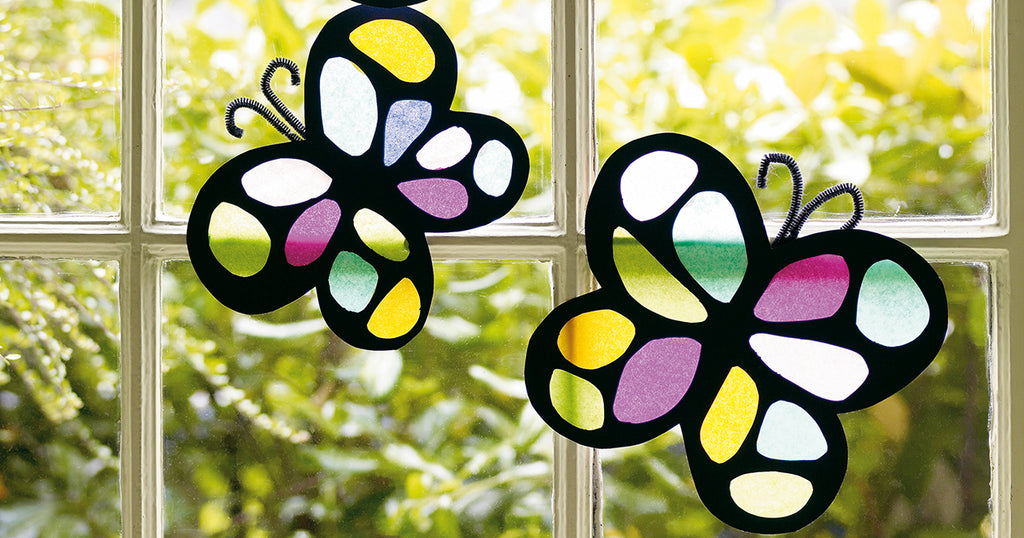 Stained-Glass Butterflies