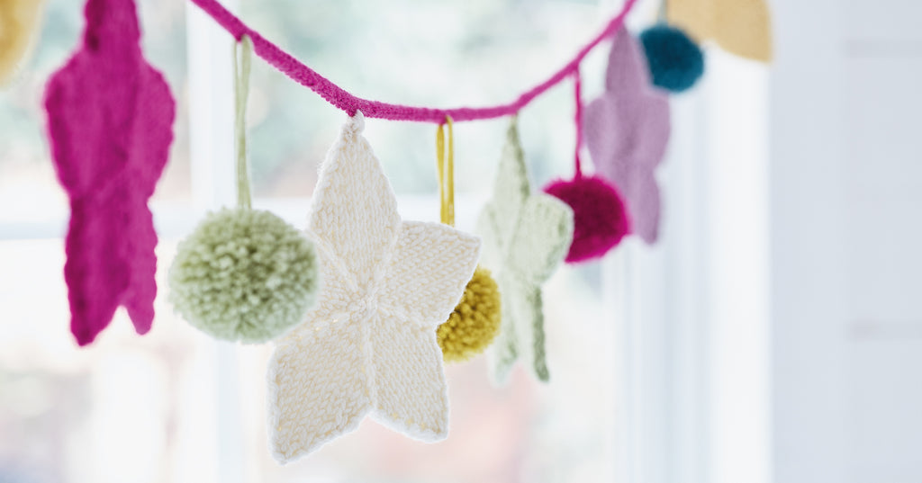 Star and Pompom Garland