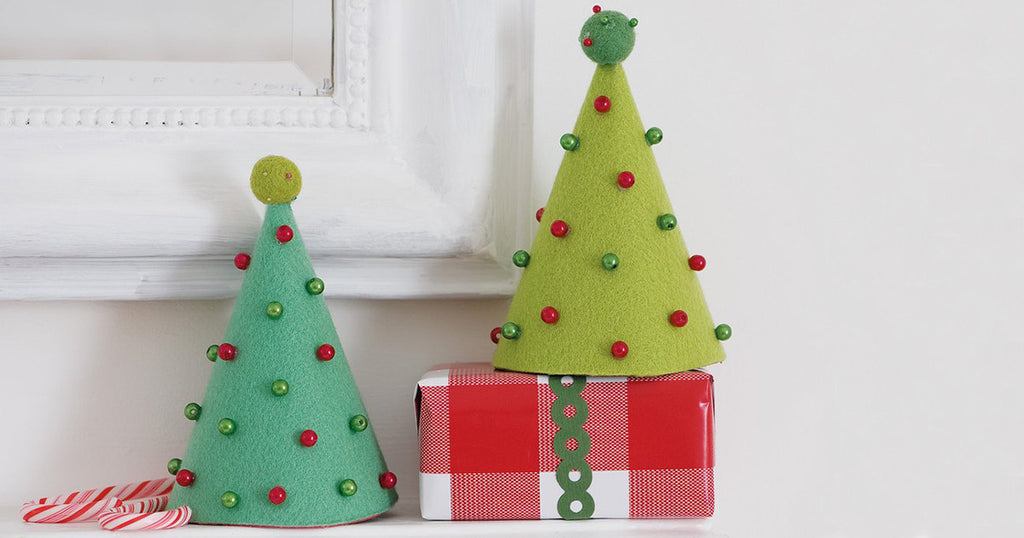 How to make a Felt Cone Christmas Tree