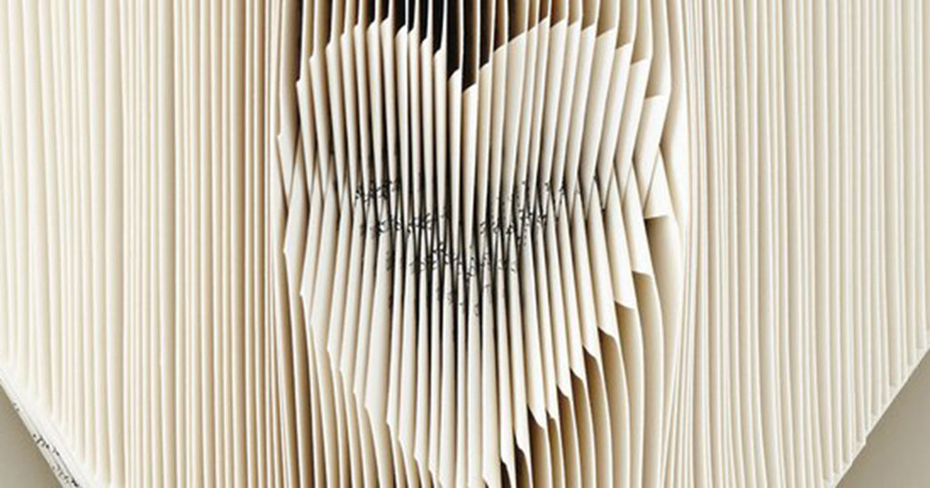 Heart-shaped Folded Book Art