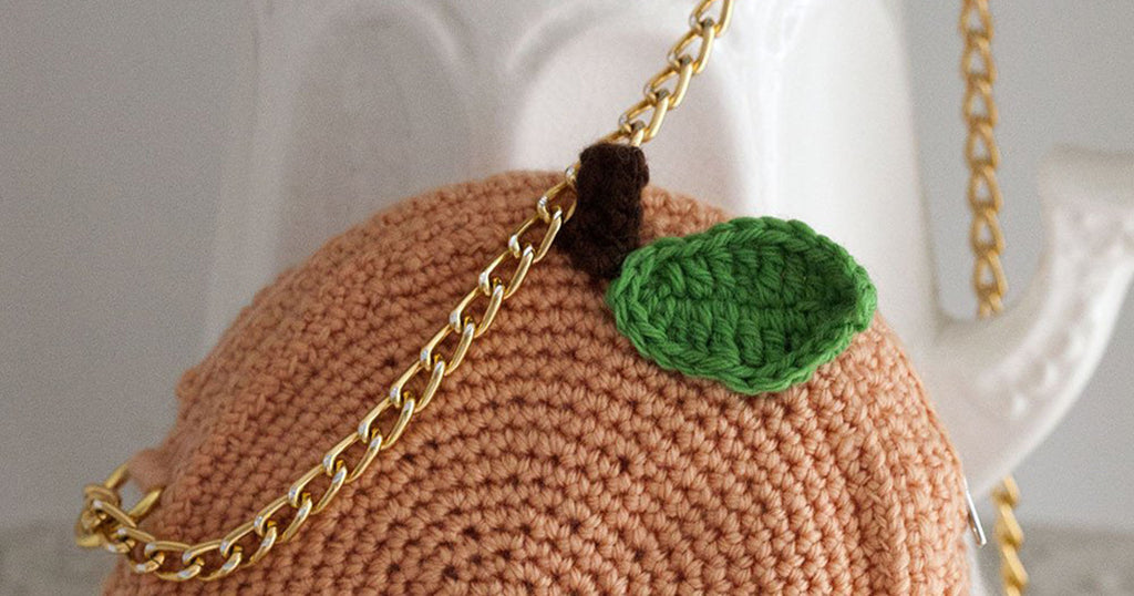 Peachy Crocheted Bag