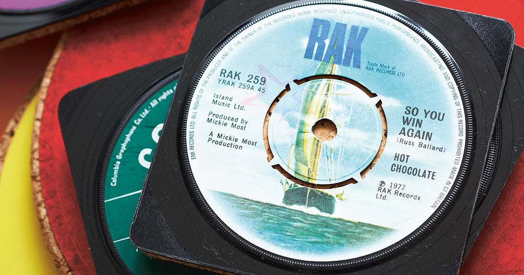 Vinyl Record Coasters