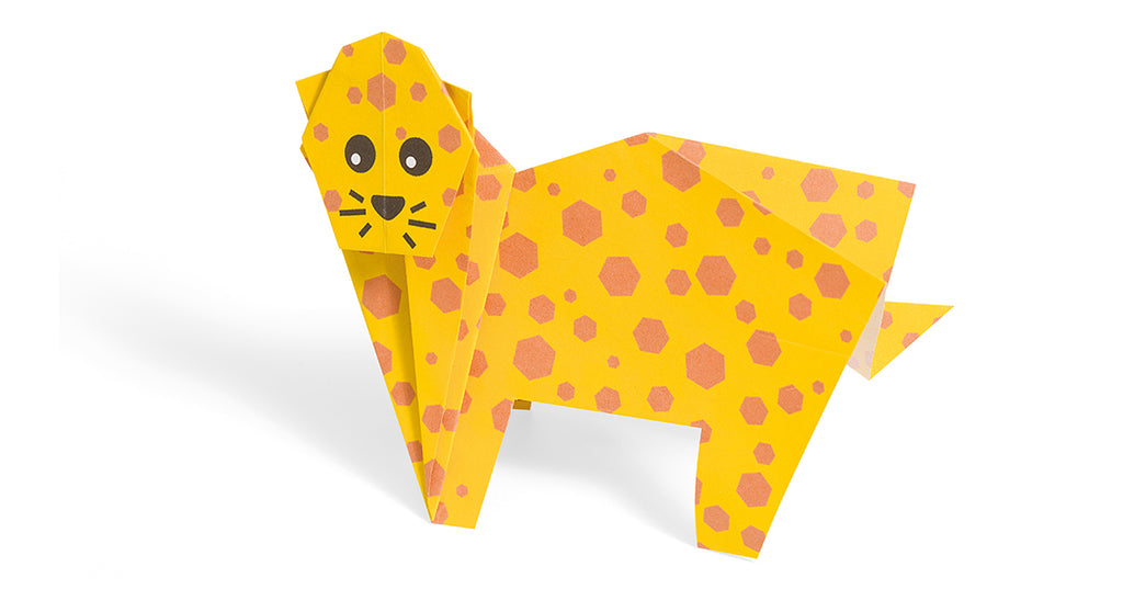 Origami Charlie the Cheetah