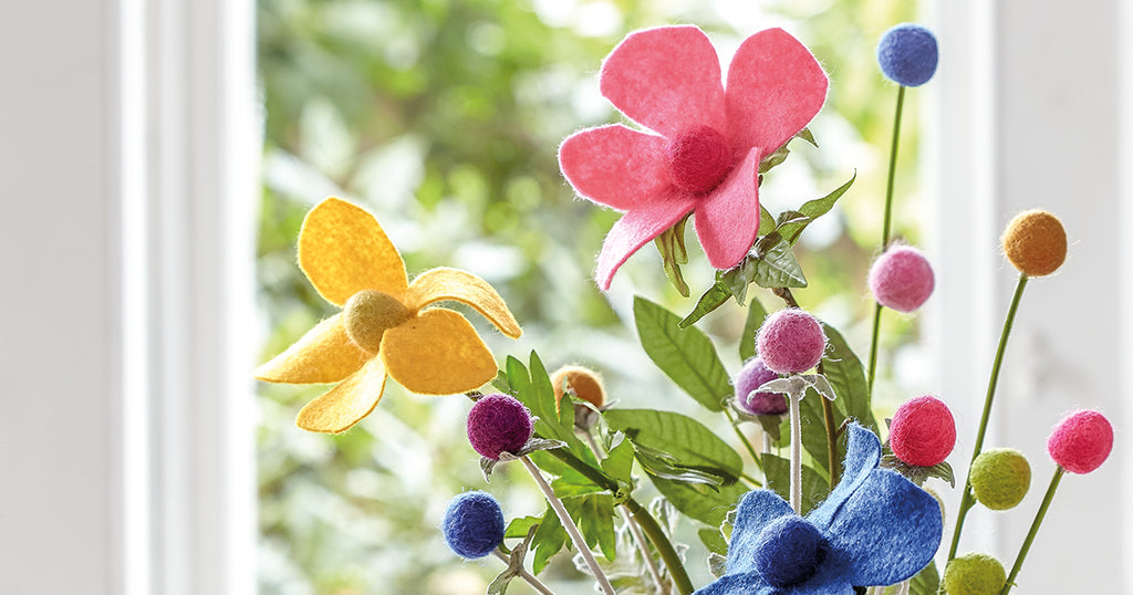 Easy Felt Flowers
