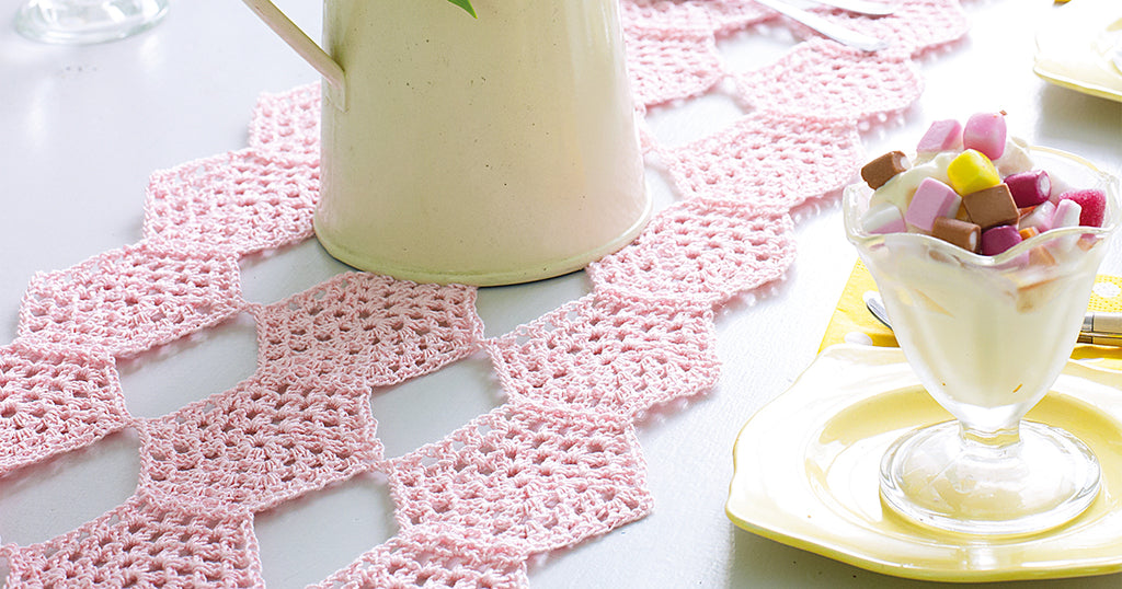 Granny Hexagon Table Runner