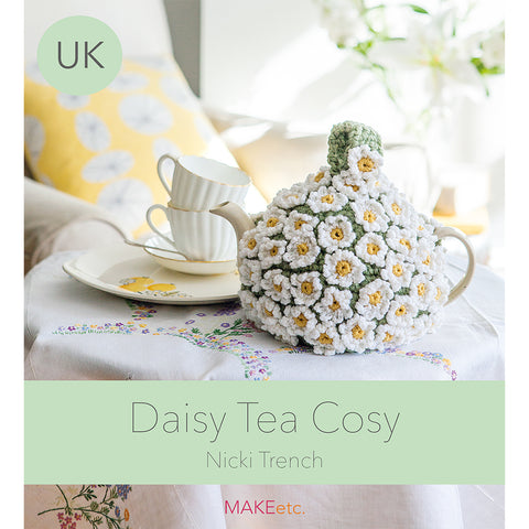 Daisy Tea Cosy Crochet DOWNLOAD PATTERN (UK)