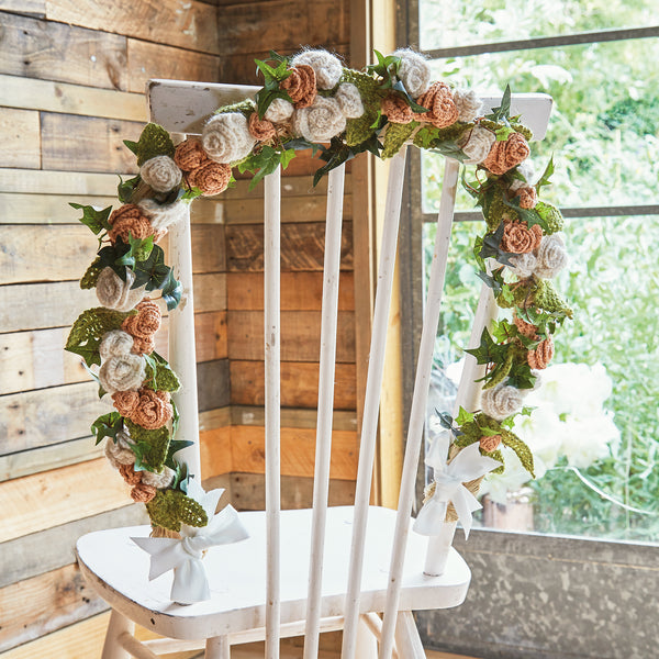 Crocheted Wreaths and Garlands