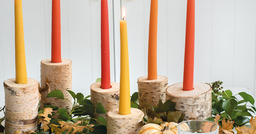 Dipped Candles for Autumn