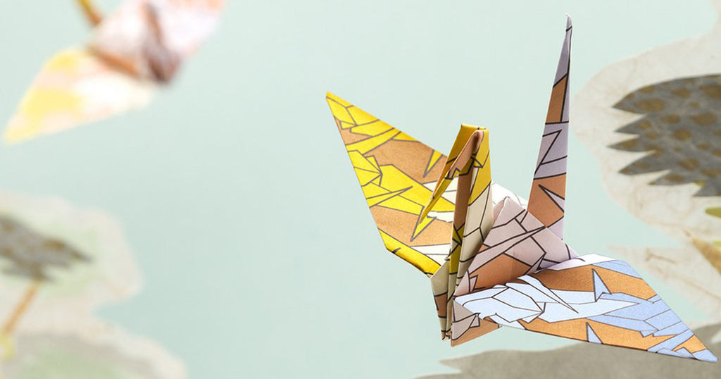 How to fold an origami crane