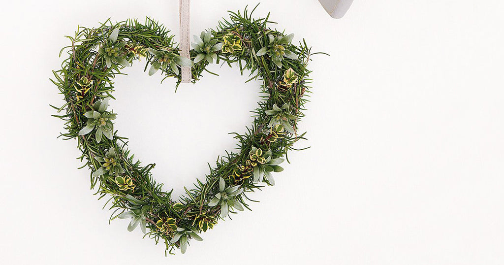 Rosemary Heart Wreath