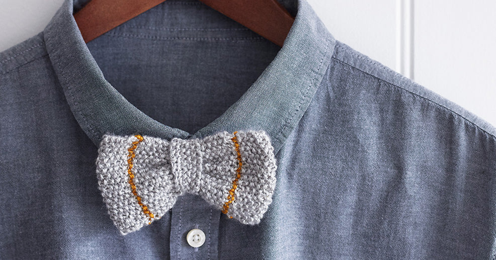 Knitted Bow Tie