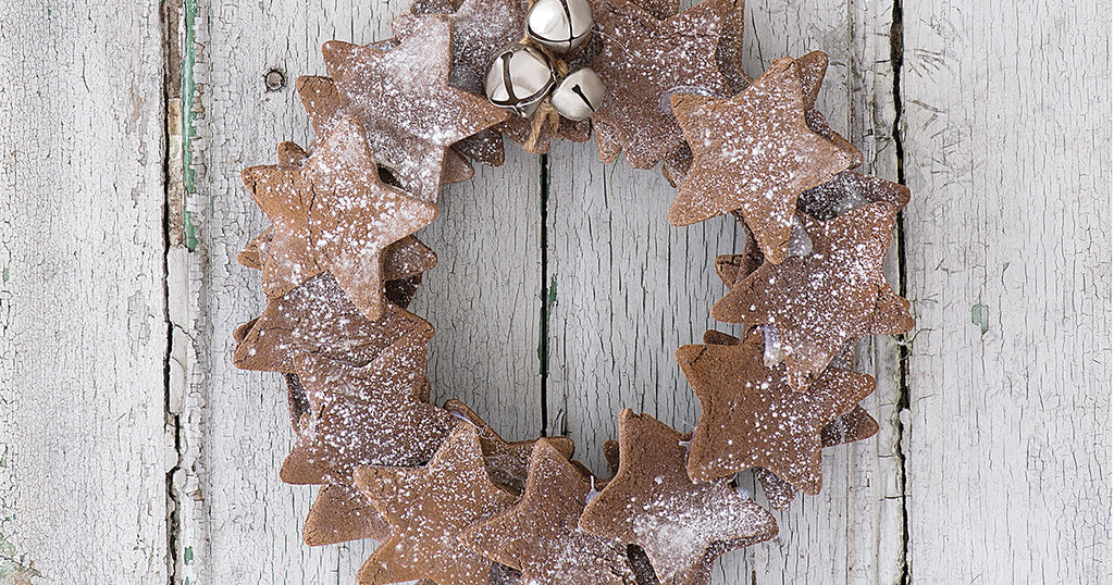 Gingerbread Salt Dough Wreath