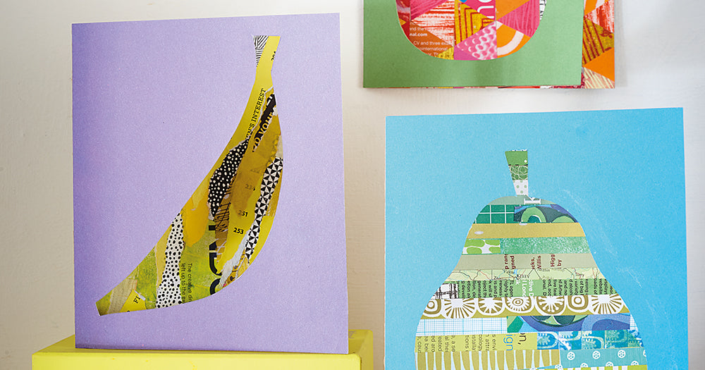 Fruity Collage Cards