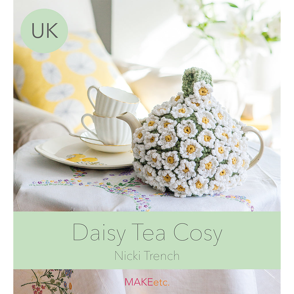 Daisy Tea Cosy Crochet DOWNLOAD PATTERN (UK)