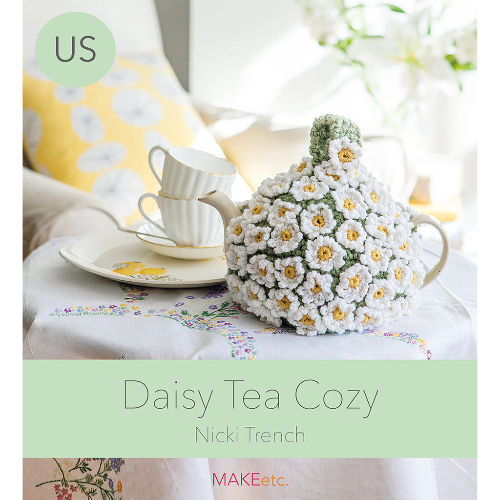Daisy Tea Cozy Crochet DOWNLOAD PATTERN (US)